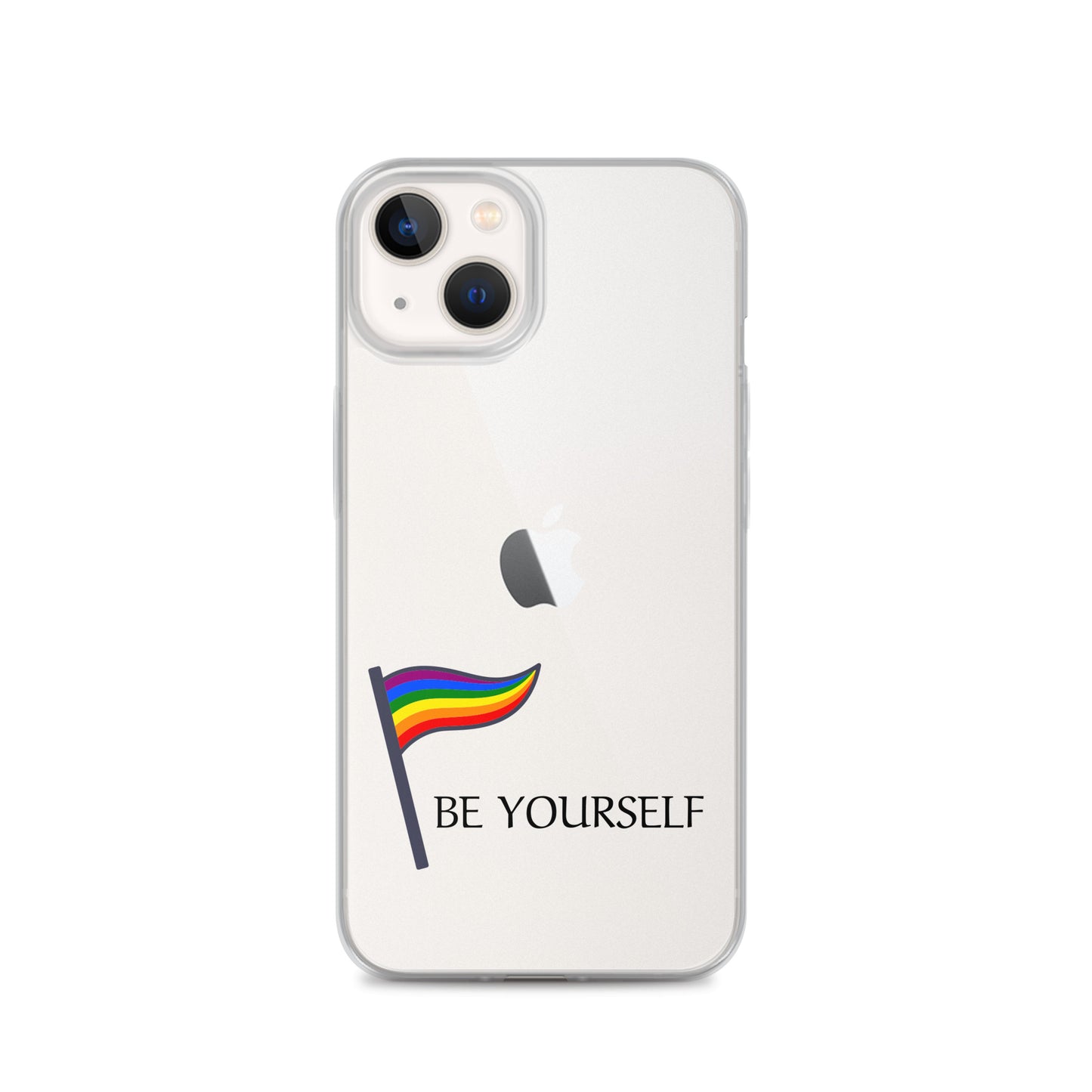 Clear Case for iPhone Rainbow