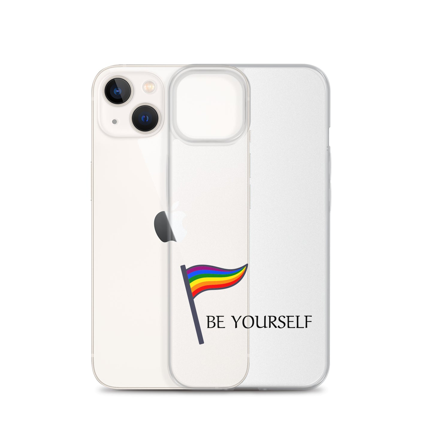 Clear Case for iPhone Rainbow