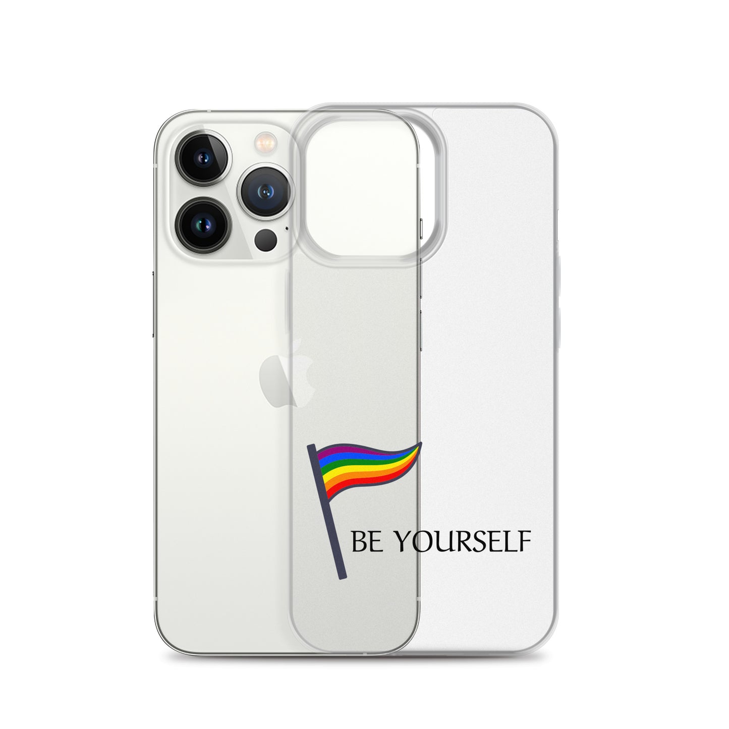 Clear Case for iPhone Rainbow