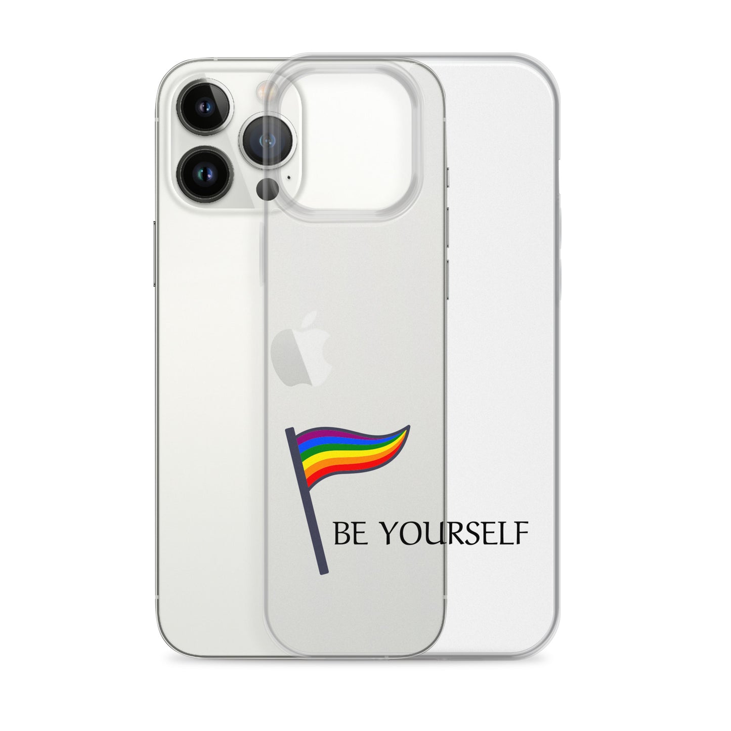 Clear Case for iPhone Rainbow