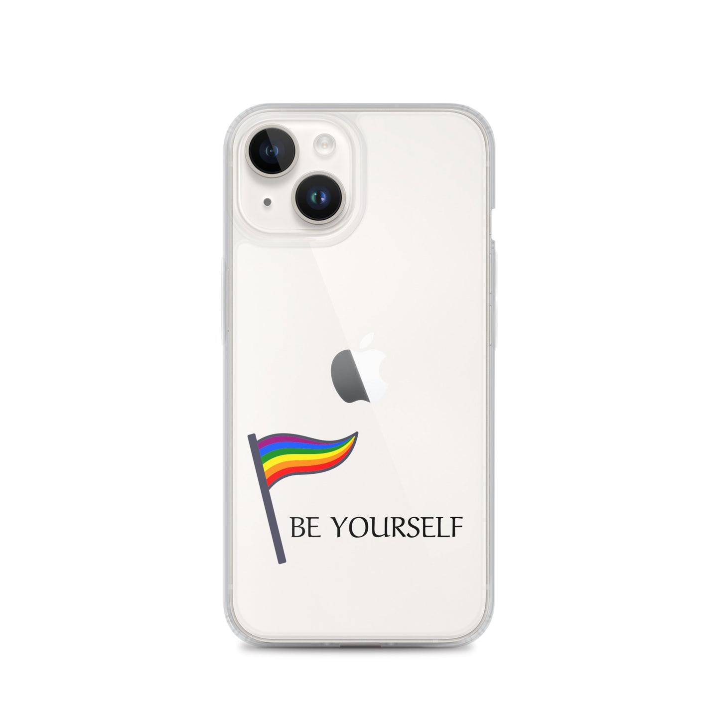 Clear Case for iPhone Rainbow