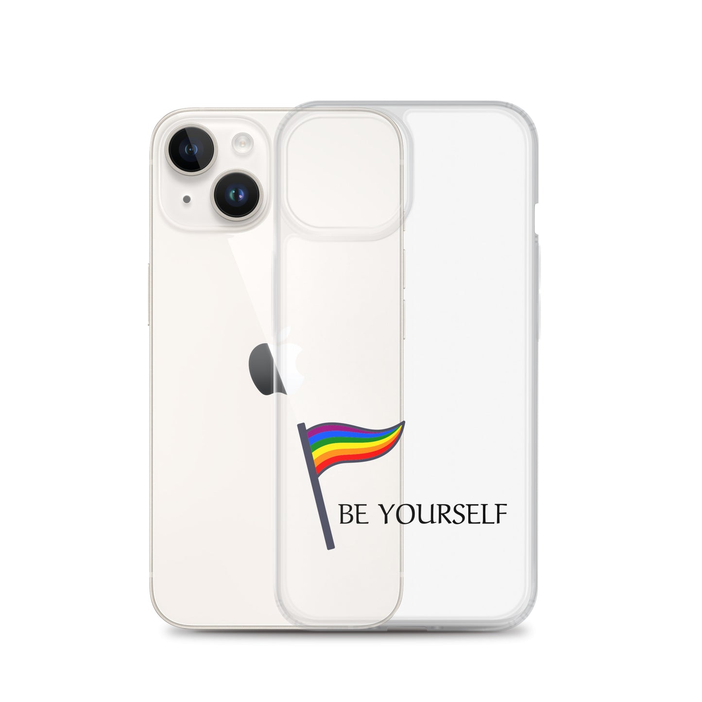 Clear Case for iPhone Rainbow