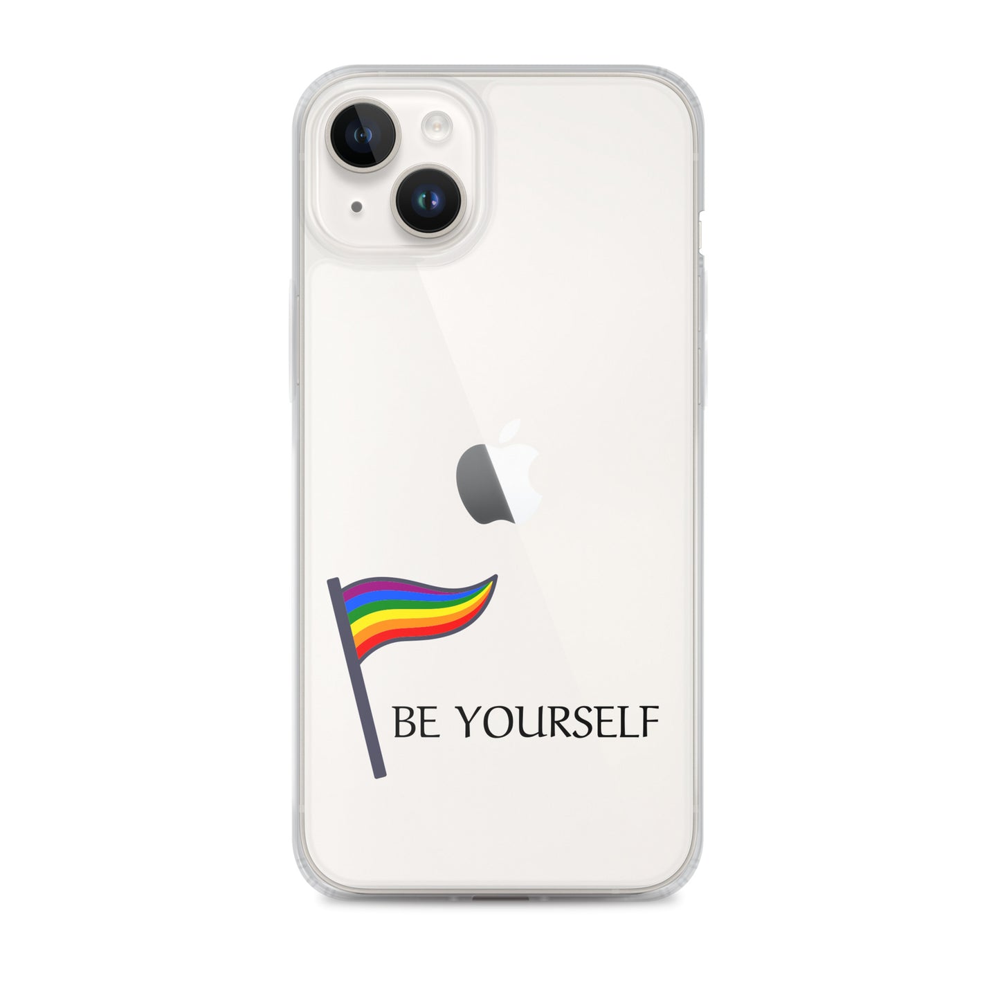 Clear Case for iPhone Rainbow