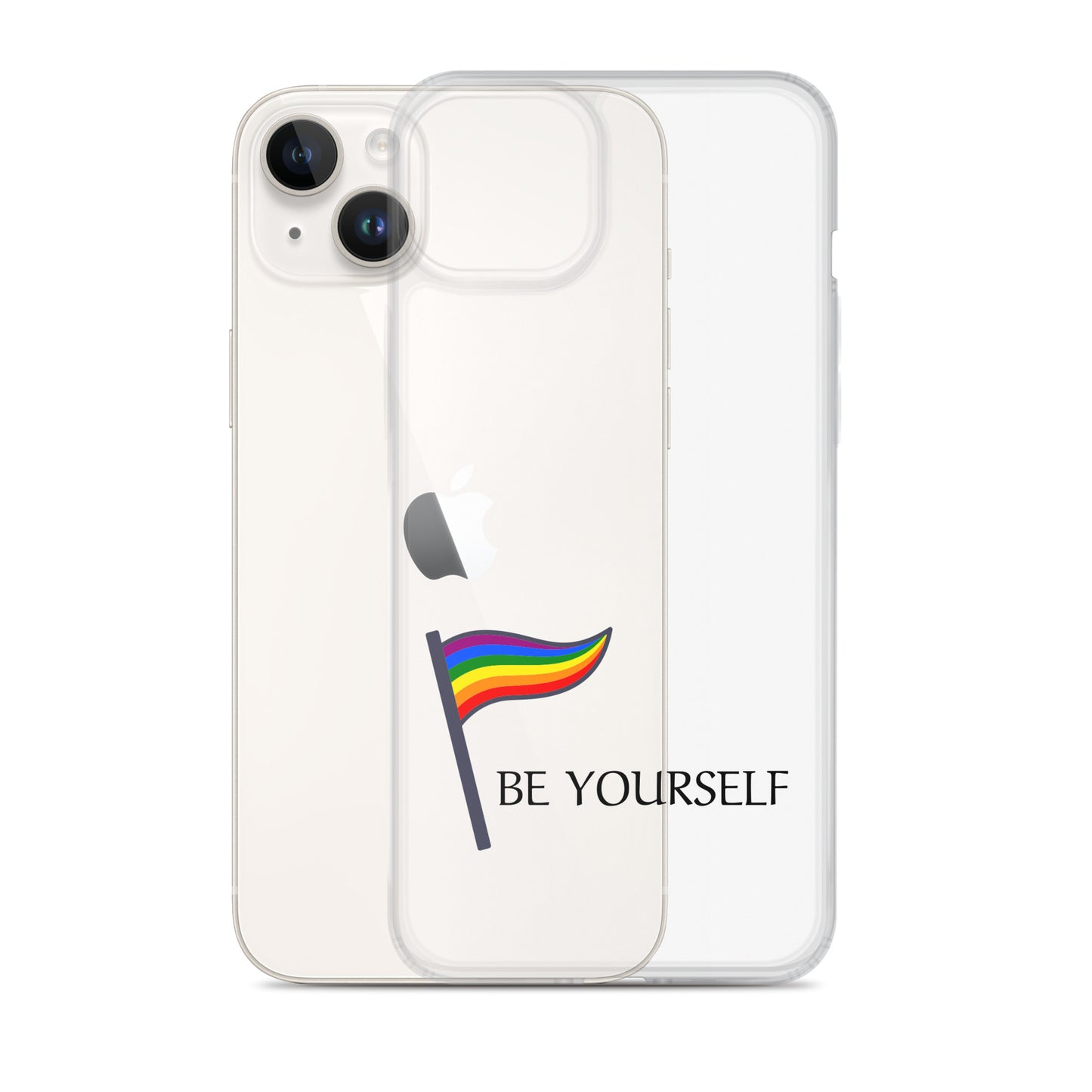 Clear Case for iPhone Rainbow