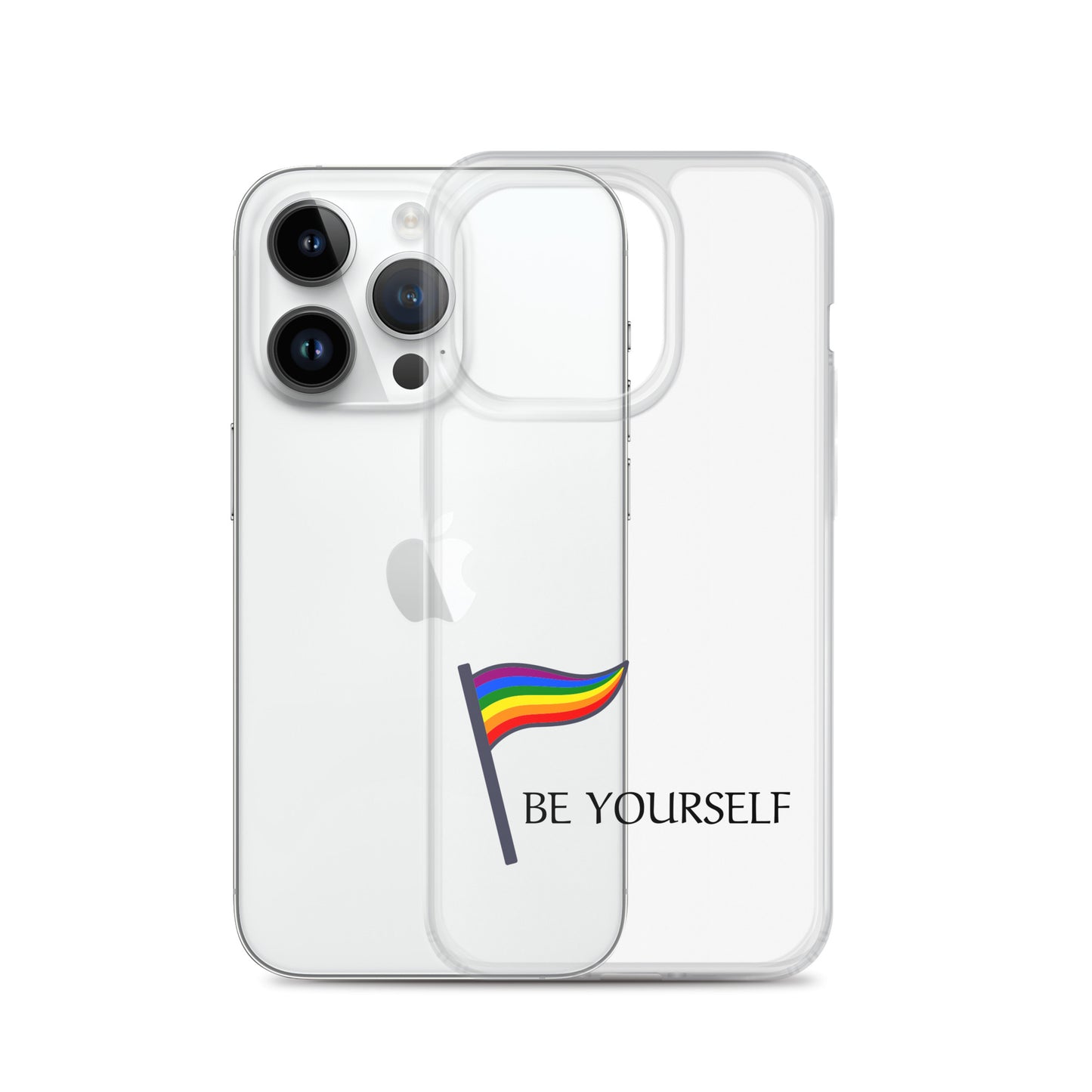 Clear Case for iPhone Rainbow