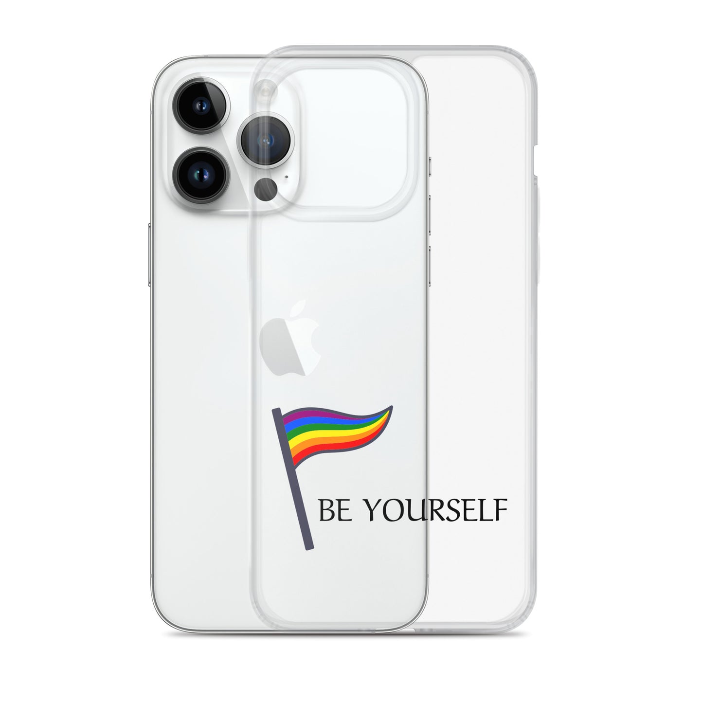 Clear Case for iPhone Rainbow