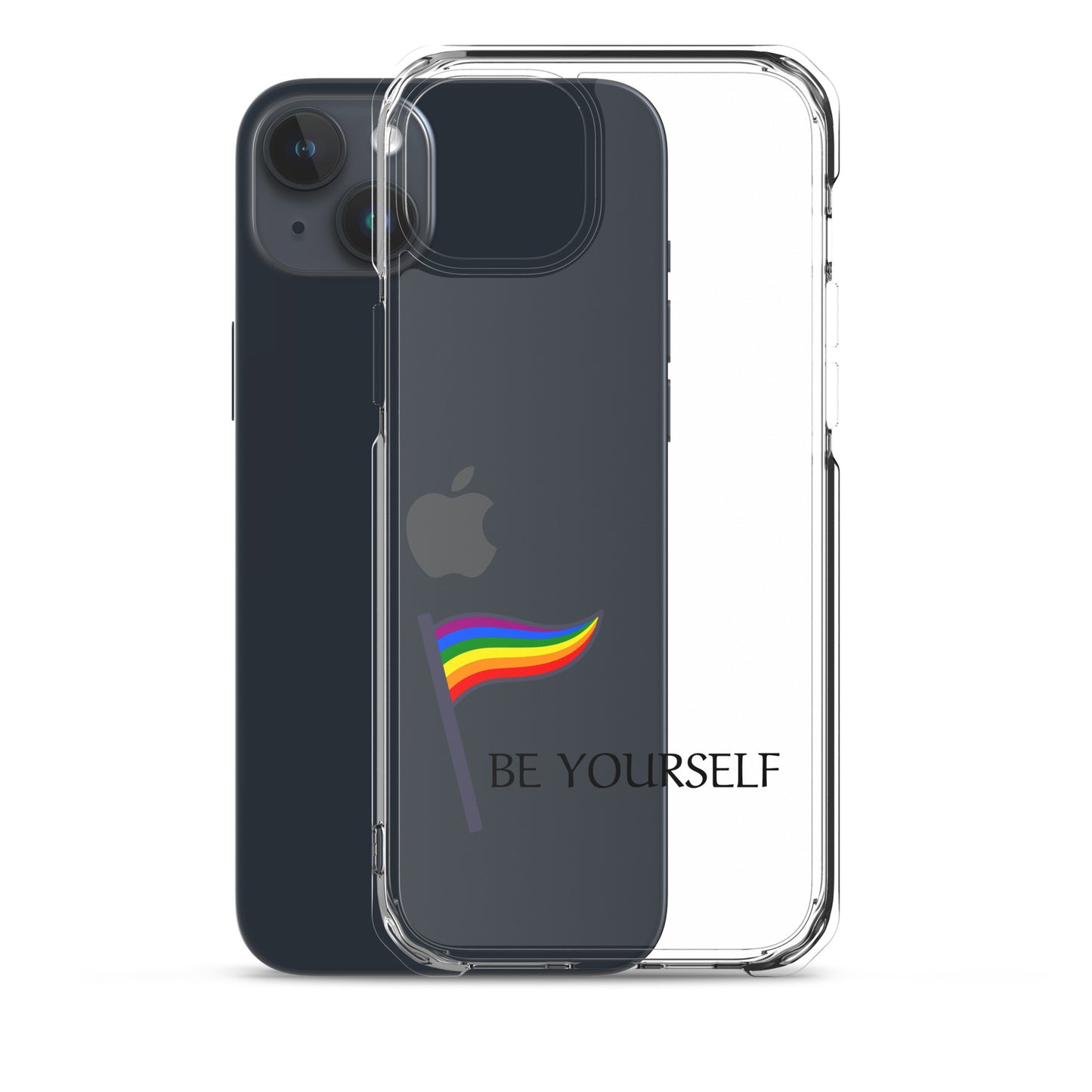 Clear Case for iPhone Rainbow