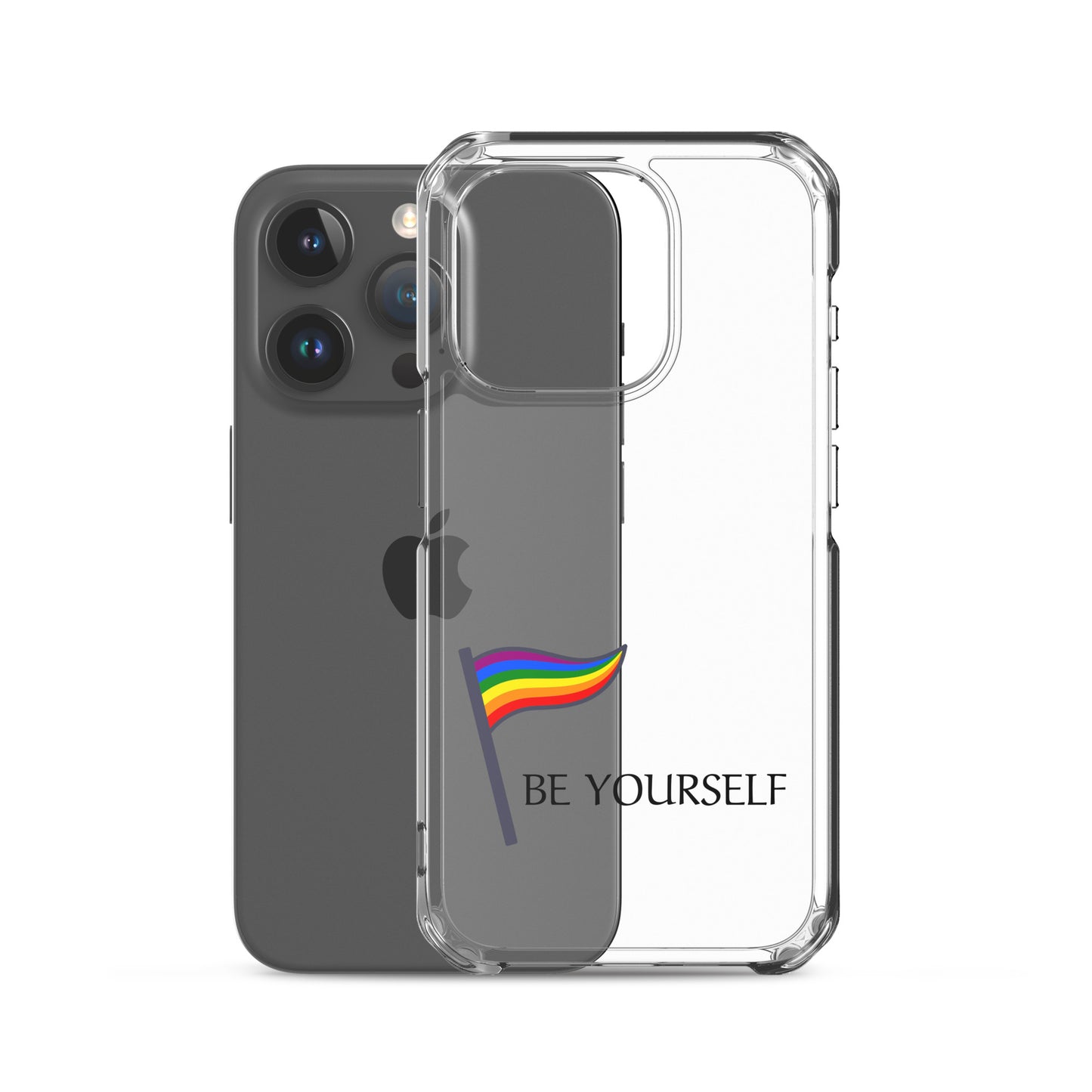 Clear Case for iPhone Rainbow